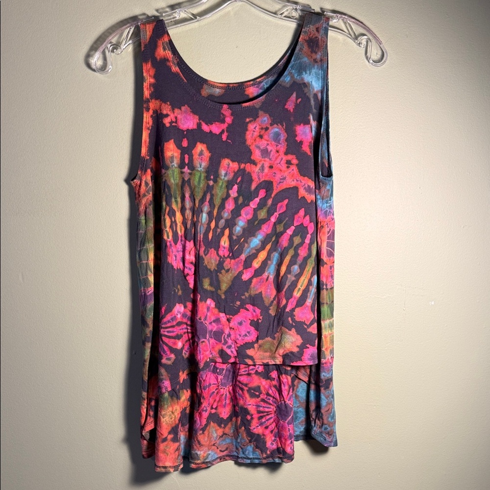 Colorful Tie-Dye Women's Tank Top